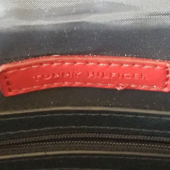 Tommy Hilfiger Monogram Faux Leather Tote - Picture 11 of 14